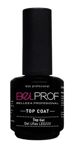 Esmalte Semipermanente Top Coat Uñas Color Led Uv Belprof