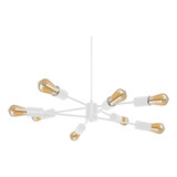 Araña Colgante 8 Luces Deco Living Vintage Lampara Led E27