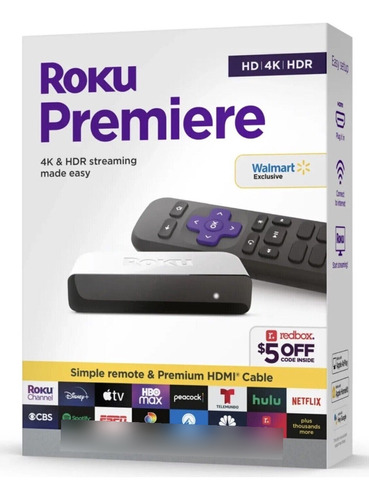Roku Premiere 3920 Standar 4k Hdr Full Hd 1080p C/control 