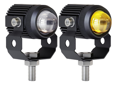 Par Faro Led Exploradora Laser Blanco Amarillo Moto Coche60w