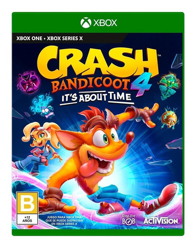 Jogo Crash Bandicoot 4 Its About Time Xbox One Midia Fisica