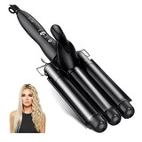 Plancha Rizadora Onduladora De Cabello 3 Tubos Profesional