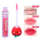 Brillo Labial Lip Gloss Magico Cambia Color Frutilla
