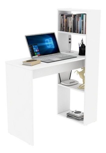 Escritorio Con Librero Piacenza Para Home Office