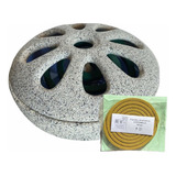 Porta Espiral Mosquito D Ceramica Piedra +espiral Citronella
