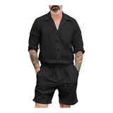 Men's Short Sleeve Mono, Casual Style