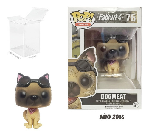 Dogmeat Pop Funko No. 76 Fallout Año 2016 Original