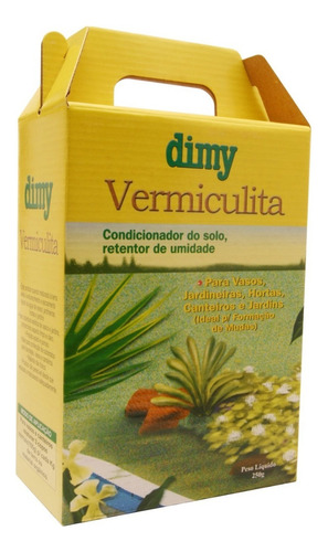 Vermiculita Dimy 2 Litros P/ Mudas Plantas Vermiculita Dimy Cor Flocos Granulometria Máxima 0.01 Cm Granulometria Mínima 0.01 Cm