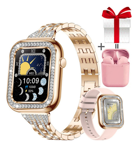 Reloj Inteligente De Mujer Diamond Fashion Para Xiaomi Huawe