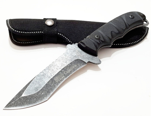 Cuchillo Tactico Tracker Compact Mini Short Stonewash Black