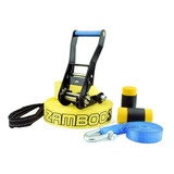 Slackline Zamboo Pro Black 15 Metros - Amarelo