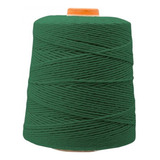 Barbante N°8 Colorido Crochê Artesanato 700g Verde Bandeira 