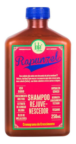 Shampoo Rejuvenecedor Para El Crecimiento Rapunzel Lola