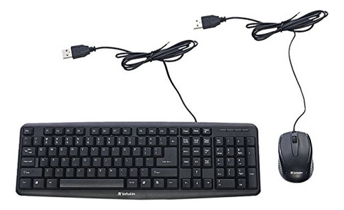 Combo Teclado Y Ratón Verbatim Slimline Usb, Teclado