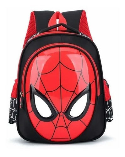 Mochila Preescolar Dibujos Animados Spiderman 3d Para Niños