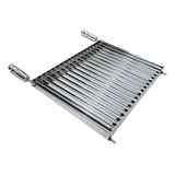 Grelha Argentina Para Churrasco Parrilla 50x50 Inox Premium