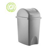 Papelera Gris Mr  Vaiven 10l