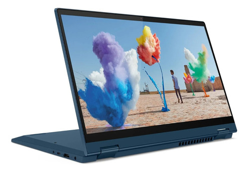 Laptop Lenovo Ideapad Flex 5 14abr8 82xx003yus  14'' Ryzen 7 7730u 16gb Ram 512gb Ssd W 11  Tactil - Color Azul