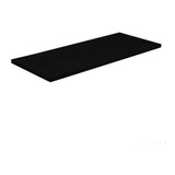 1 Prateleira Tampo 1,65mt Mdf 25mm Preto 165x55cm Sob Medida