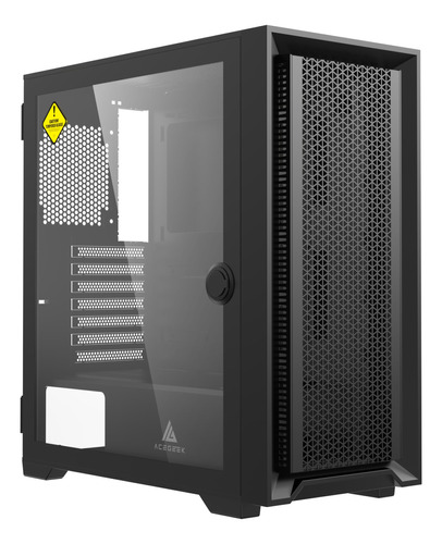 Gabinete Gamer Acegeek Tempest A370, Mid-tower, Lat De Vidro