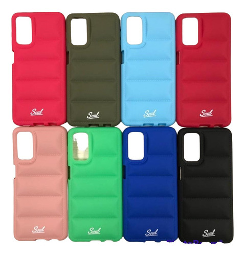 Funda Puffer Silicona Para Motorola G22 G52 G82 E32