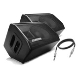 Kit Caixa Ativa Passiva Monitor Retorno 400 Watts Bluetooth