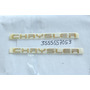 Emblema Dorado Chrysler  Chrysler Town & Country