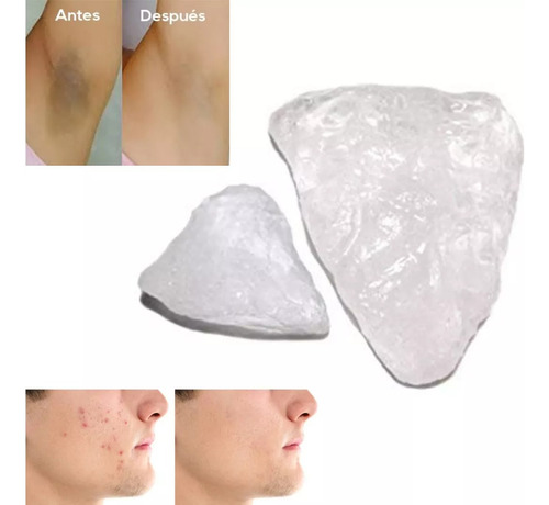 Piedra Alumbre 150 Gramos (manchas -acne- Mal Olor)