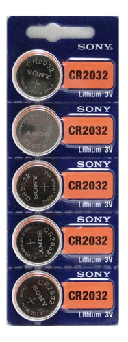 Sony Cr2032 - Batería De Litio 2032 (3 V, 5 Unidades)