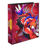 Álbum Pasta Fichário Pokemon Scarlet Koraidon Capa Dura