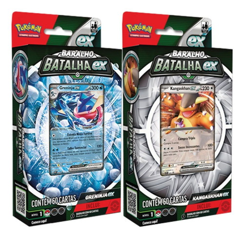 Pokémon Deck Batalha Ex -  Kangaskhan E Greninja 