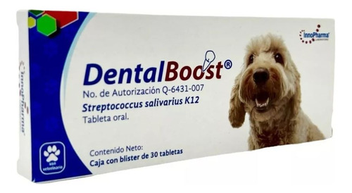 Tabletas Contra Mal Aliento Perros, Gatos Dentalboost 30 Tab