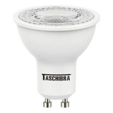 Kit 6 Lâmpada Dicroica Led 7w Taschibra Mr16 Gu10 Autovolt Cor Da Luz Luz Fria 6500k 110v/220v