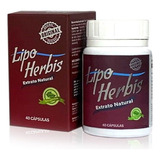 Lipo Herbis Extra Forte Original 40 Cápsulas 500 Mg