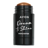 Avon - Dream To Shine - Iluminador Facial Em Bastão - Cores Tom Da Maquiagem Cosmic Bronze