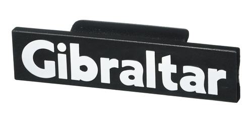 Gibraltar Placa Rectangular Con Logotipo De Clip Para Tubo D