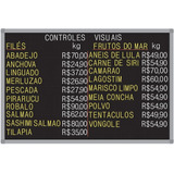 Painel Tabela De Preços 105x45 Açougue - Padaria - Bar