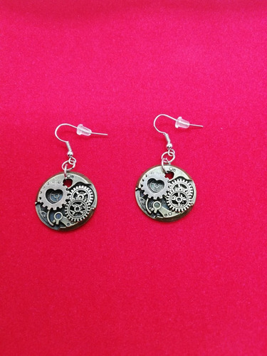 Aretes Steam Punk Engranajes