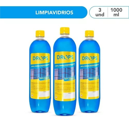 Limpia Vidrios Drops X 3 - L a $24967