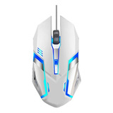 Mouse Óptico Gamer Led Iluminado Ratón Usb Alámbrico Juegos