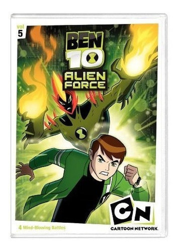 Dvd De Cartoon Networ Ben 10 Alien Force Clásico