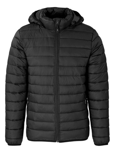 Campera Puffer Impermeable Inflable Con Capucha Desmontable