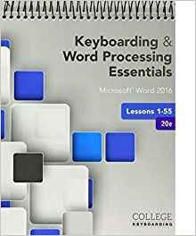 Bundle Keyboarding And Word Processing Essentials Lessons 15