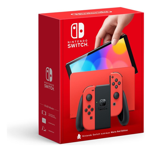 Nintendo Switch Oled 64gb Edition Mario Color Rojo Metajuego