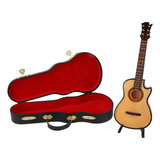 Réplica De Mini Instrumento Musical De Madeira Em Miniatura