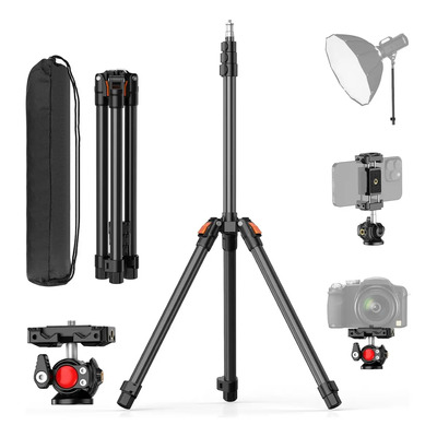 Soporte de luz trípode para Cámara Toneof 210cm VCT-5228 color Negro | Envío gratis