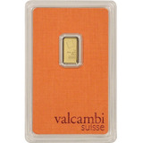 Robmar-moneda Suisa Valcambi -rectangular De 1 G.24 K.oro 