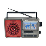 Radio Con Antena Am Fm Sw Bluetooth Solar Parlante Portatil