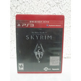 Jogo The Elder Scrolls V Skyrim  Ps3 Física Completo R$55