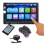 Radio Auto 2 Din Mirror Link Bluetooth+comando Olante+camara